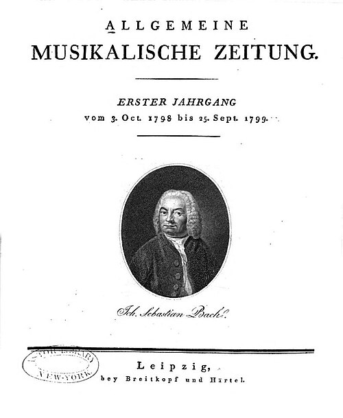 Allgemeine musikalische Zeitung